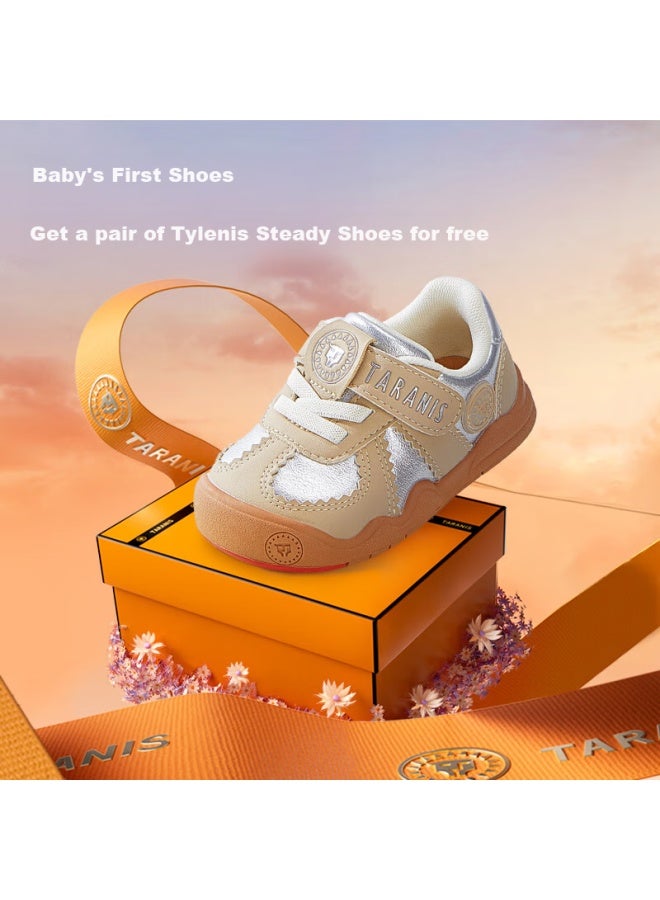 Taranis Stable Shoes Pro Spring Non-slip Walking Shoes For Baby Boys And Girls, Gift Style, Strawberry Pink/e Silver, Size 24 - Image 2