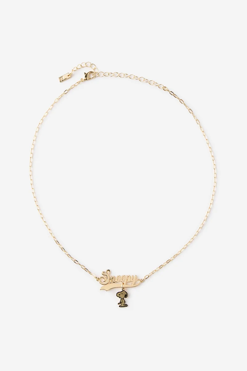 Snoopy Pendant Necklace