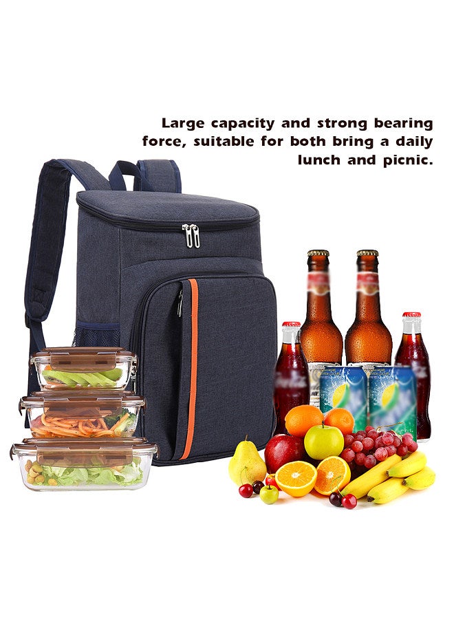 Aoresac 18L Large Capacity Leak Proof Lunch Backpack Thermal Large Picnic Cool and Warm Insulated Bag Outdoor Food and Beverage Storage Shoulder Bag  - Image 5