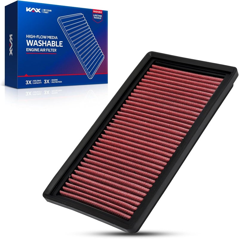 KAX Premium Washable Engine Air Filter 33-3080 for Toyota Corolla, C-HR, Corolla Cross, Lexus UX200 - Image 1