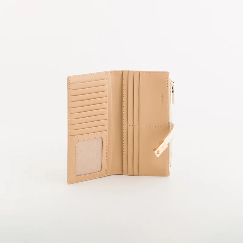 كاربيزا Women's Leather Wallet Petunia Wallet Butter