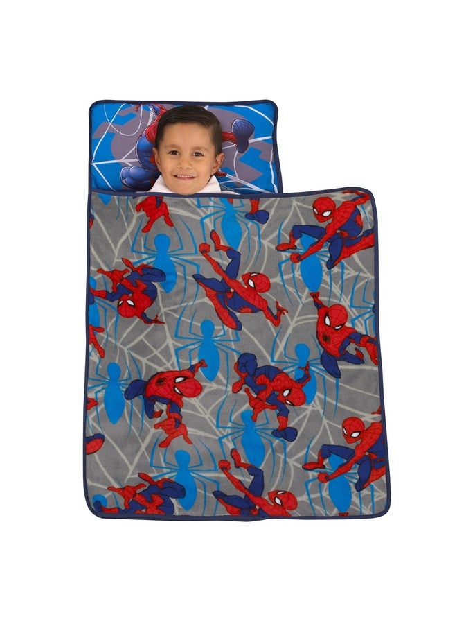 نوجو سجادة نوم للأطفال الصغار من نوجو مارفل سبايدرمان تو ذا ريسكيو، باللونين الأحمر والرمادي والأزرق - Image 2