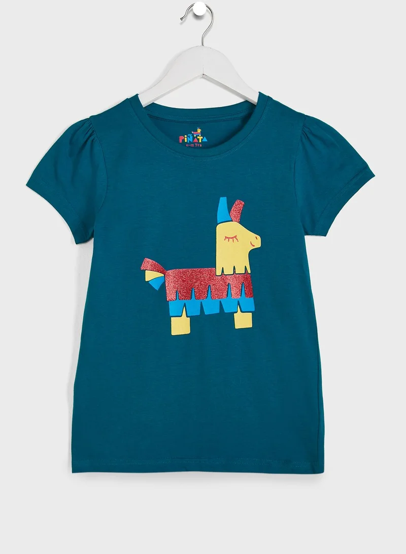 Pinata Printed  T-Shirt Pack Of 3