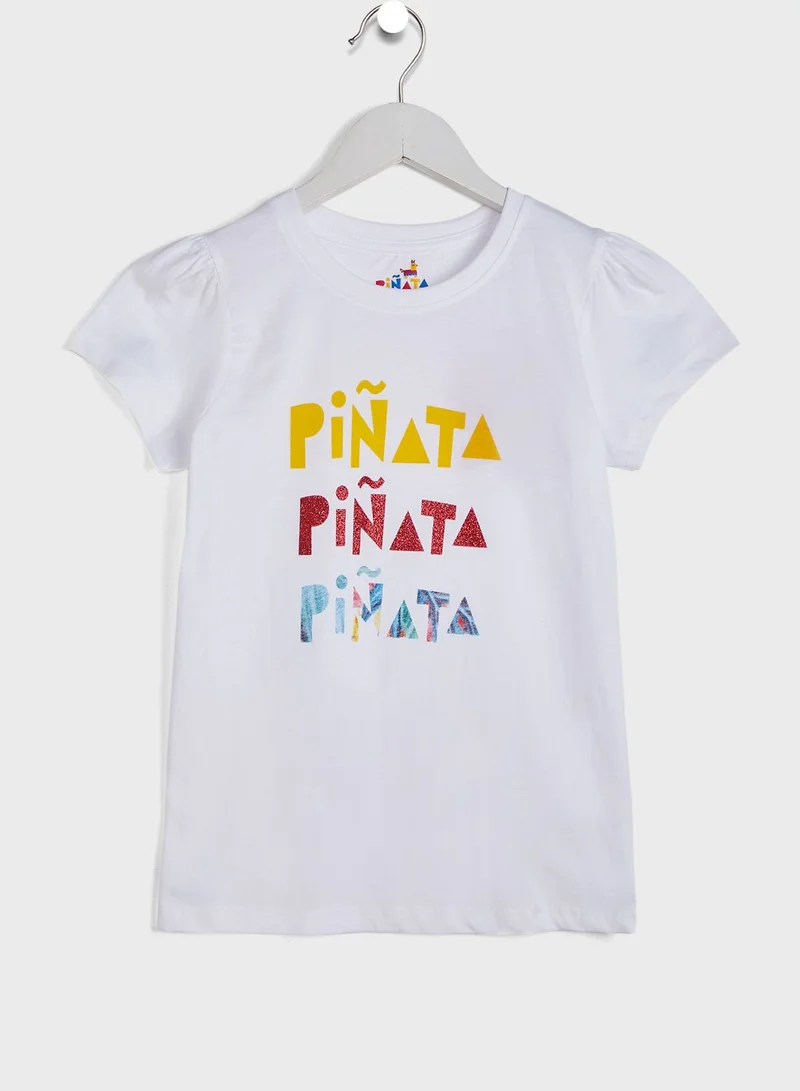 Pinata Printed  T-Shirt Pack Of 3