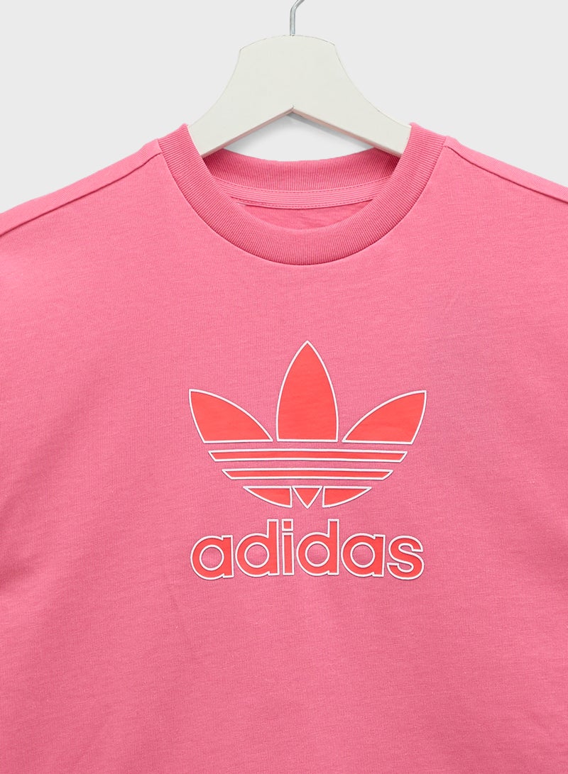 adidas Originals Youth Trefoil T-Shirt  - Image 3