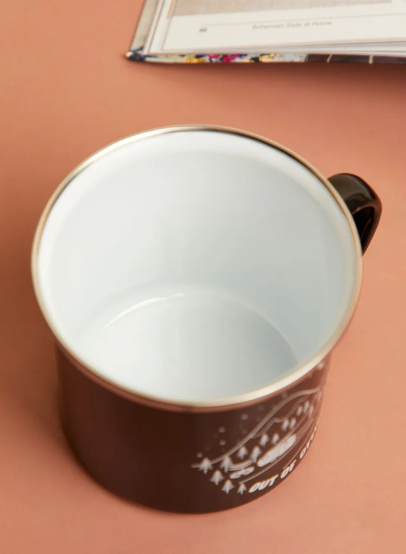 Sass & Belle Out Of Office Enamel Mug