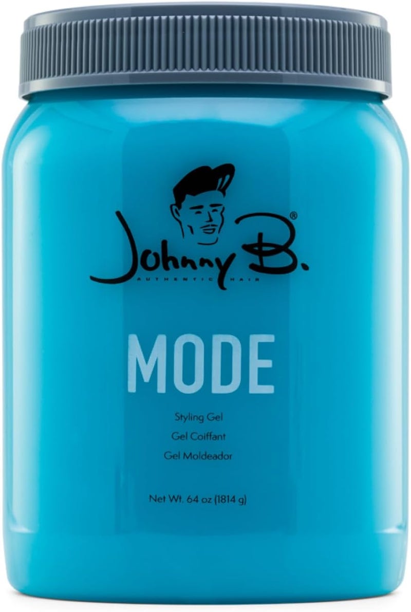 JOHNNY B. Johnny B Mode Styling Gel - 64 oz (Alcohol-Free, Medium Hold, No-Flake Formula) - Image 1