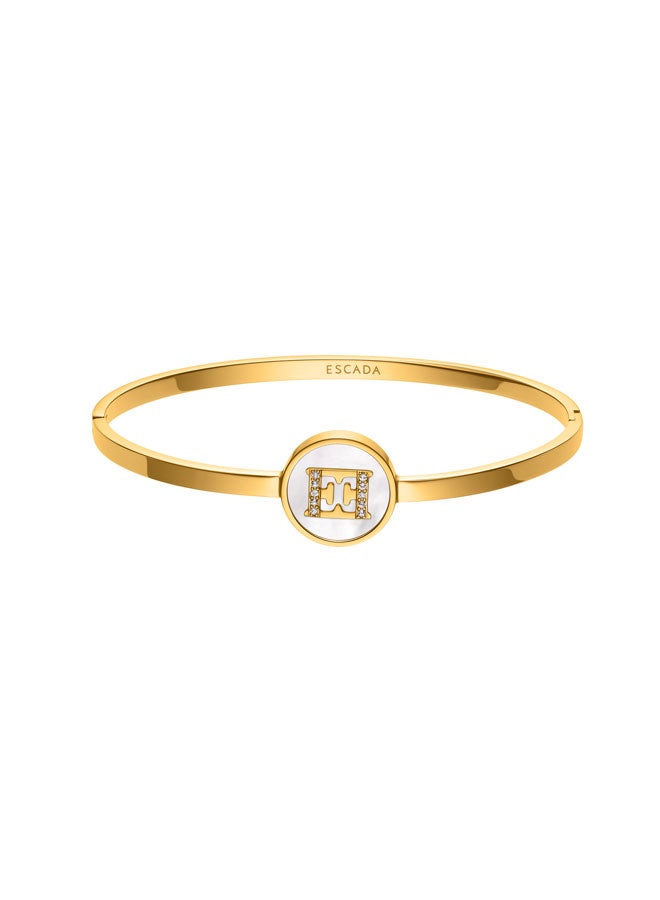 ESCADA Caroline Gold Mother of Pearl Bangle for Women - Image 1