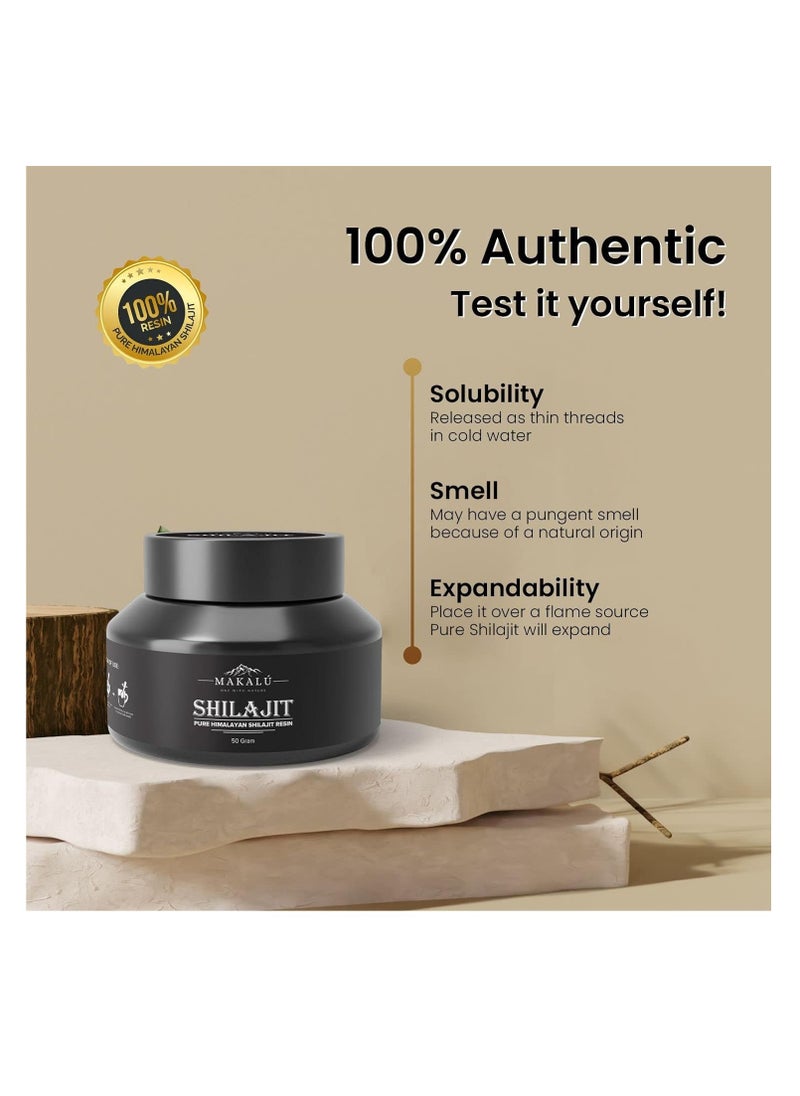 MAKALU - Makalu Shilajit Pure Himalayan Shilajit Resin 50 g - Image 1
