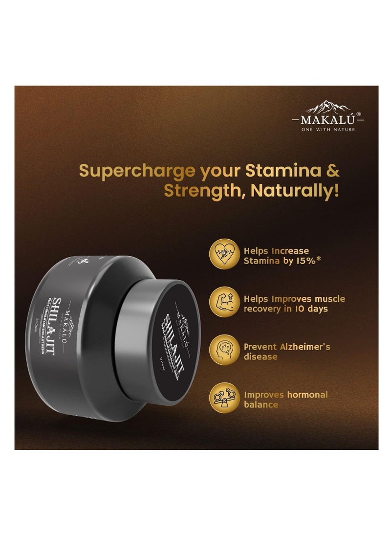 MAKALU - Makalu Shilajit Pure Himalayan Shilajit Resin 50 g - Image 1
