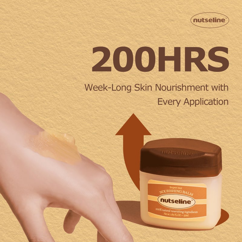 nutseline Super Nut Nourishing Balm - Korean Skin Care-Soothing and Repairing Face and Body Balm - Petroleum Free Moisturizer for Dry, Itchy Skin - Sensitive Skin Approved (50ml / 1.69oz) - Image 4