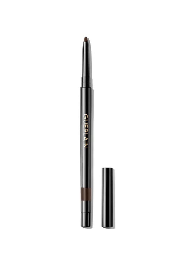 GUERLAIN The Eye Pencil Intense Colour Long-Lasting and Waterproof - 02 Brown Earth - Image 4