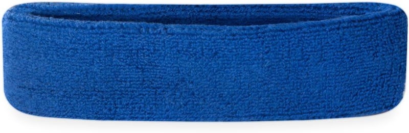 Suddora Workout Headband for Men and Women, Moisture-Wicking Athletic Sweatband, Lightweight Cotton Terry Cloth Bands for Basketball, Tennis, Football, Gym, Running, Cosplay & Costumes - Image 1