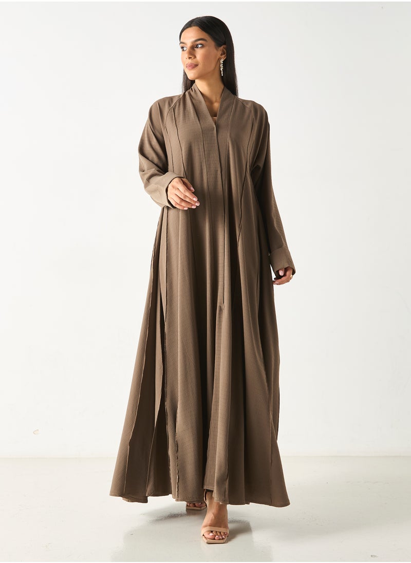 هدية المدينة  - HM - عباية كلاسيكية بتصميم واسع - Image 1