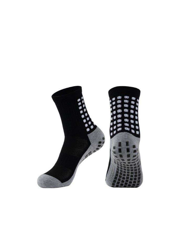 Kenzs 3 Pairs of Football Anti-Slip Socks Gel Socks for Men Women Kids Anti-Slip Football Socks Suitable for Football Basketball Yoga - Image 2