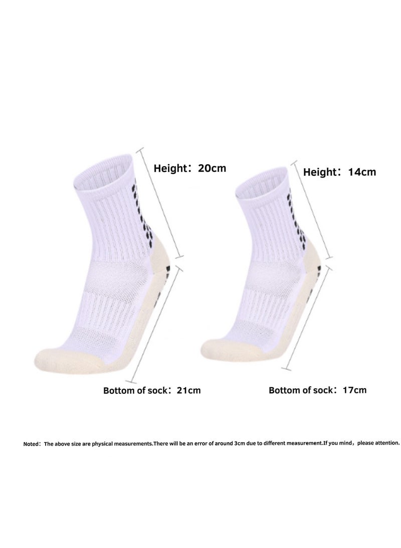 Kenzs 3 Pairs of Football Anti-Slip Socks Gel Socks for Men Women Kids Anti-Slip Football Socks Suitable for Football Basketball Yoga - Image 3
