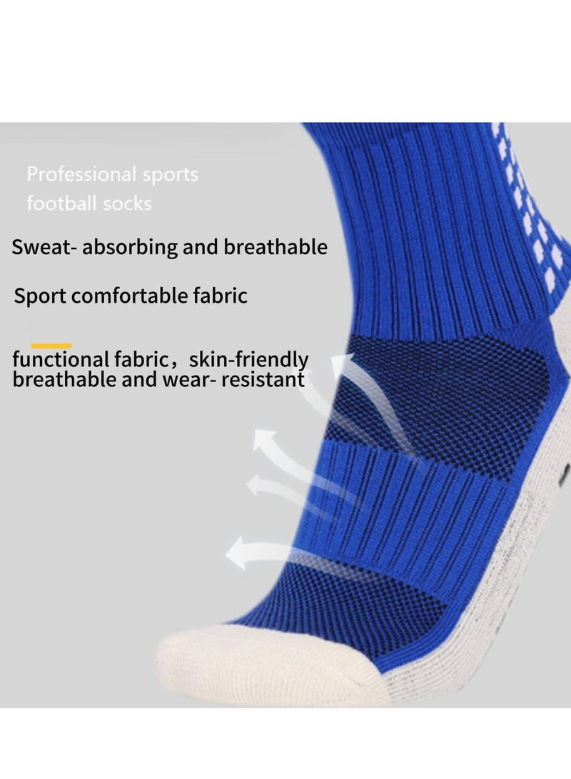 Kenzs 3 Pairs of Football Anti-Slip Socks Gel Socks for Men Women Kids Anti-Slip Football Socks Suitable for Football Basketball Yoga - Image 5