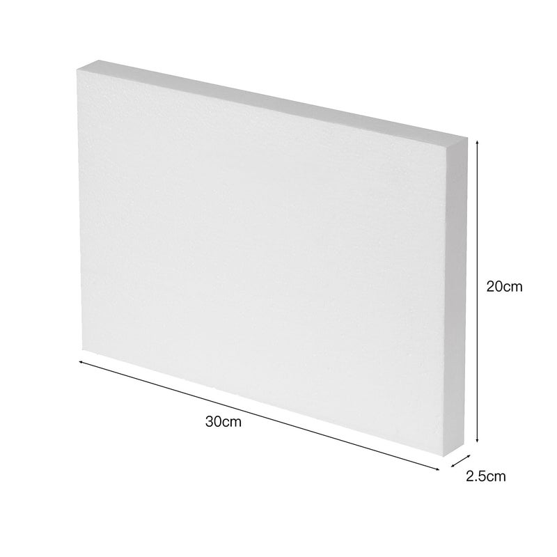 Crafare 12X8X1 Inch Craft Foam Blocks 4 Pack Polystyrene Foam Sheet Rectangle Foam Blocks for Arts School Projects Sculptures Floral Arrangements Modeling and Centerpieces - Image 2