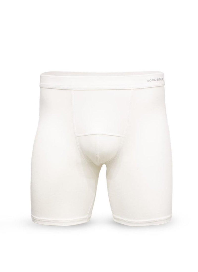 AOELEMENT - Boxer Briefs White Color for Men Six  pcs Pack - Image 1