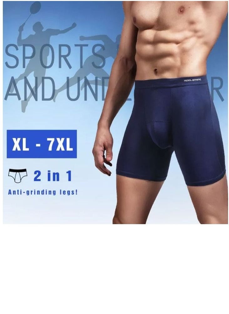 AOELEMENT - Boxer Briefs White Color for Men Six  pcs Pack - Image 1
