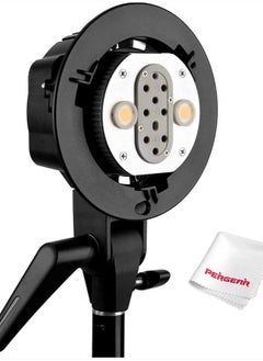 Godox AD-B2 Dual Power Twin Head Bowens Mount to Install 2 Godox AD200 or AD200 Pro Pocket Flash or Flashpoint eVOLV 200 TTL Modular Strobe Light Together to Achieve 400W Power Output