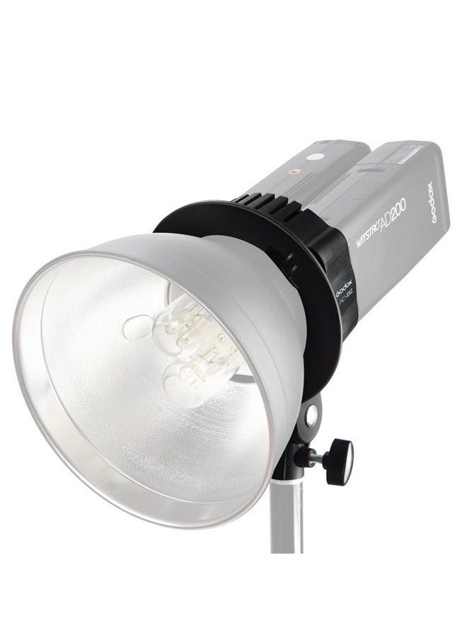 Godox - Godox AD-B2 Dual Power Twin Head Bowens Mount to Install 2 Godox AD200 or AD200 Pro Pocket Flash or Flashpoint eVOLV 200 TTL Modular Strobe Light Together to Achieve 400W Power Output - Image 1