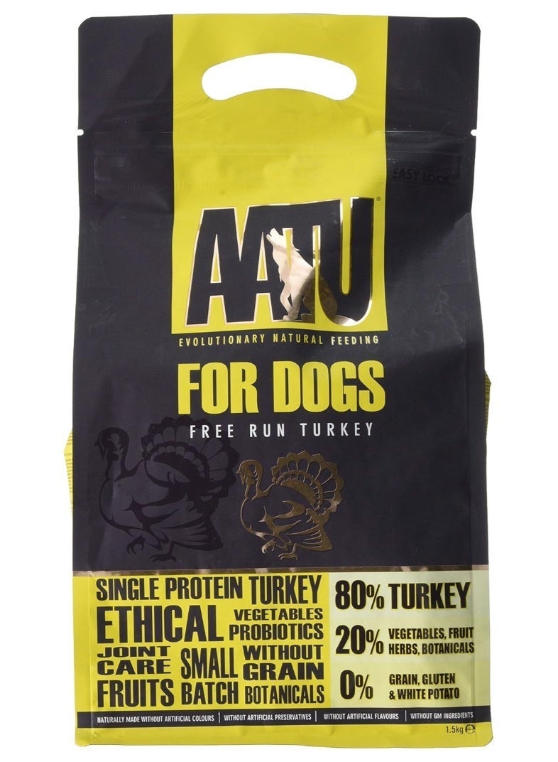 AATU 80/20 Complete Dry Dog Food, Turkey 1.5kg - Dry Food Alternative to Raw Feeding, High Protein. No Nasties, No Fillers. - Image 5