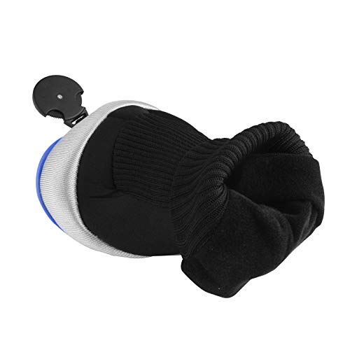 Andux Pack of 2 (All The Same Size) Mesh Golf Hybrid Club Head Covers with Dial No. Tags Black/Blue - Image 4