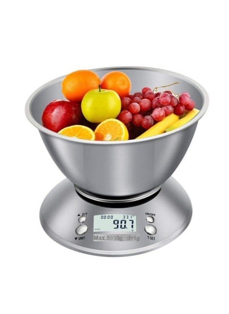 PENG GENERAL Digital Kitchen Food Scale Removable Stainless Steel Bowl  - Image 1