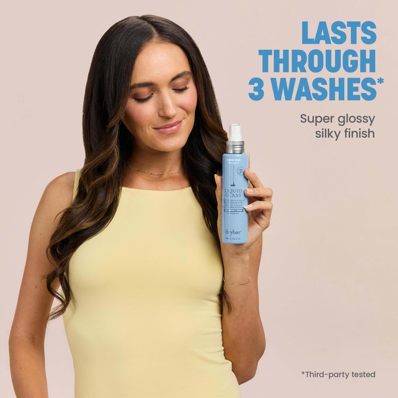 Drybar سيروم دري بار السائل الزجاجي المرطب الغني | واقي حراري للشعر، يدوم حتى 3 غسلات لمقاومة التجاعيد طويلة الأمد ولمسة لامعة عالية الحجم: 6.4 أونصة سائلة (عبوة من 1) - Image 5