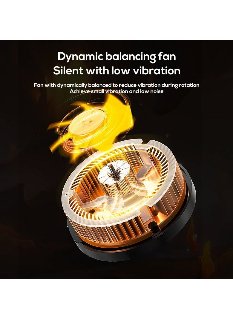 Memo - Mobile Phone Cooler for Game Fan PUBG, Designed iPhone 12/13 Series, Live Streaming and Vlog, Semiconductor Heatsink Without Noise iOS Android, ipad Tablet - Image 1