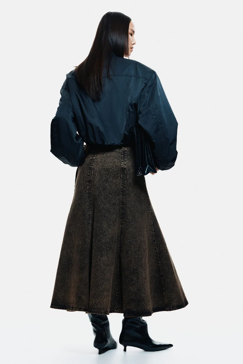 H&M  Flared denim skirt for Women | Best Price UAE