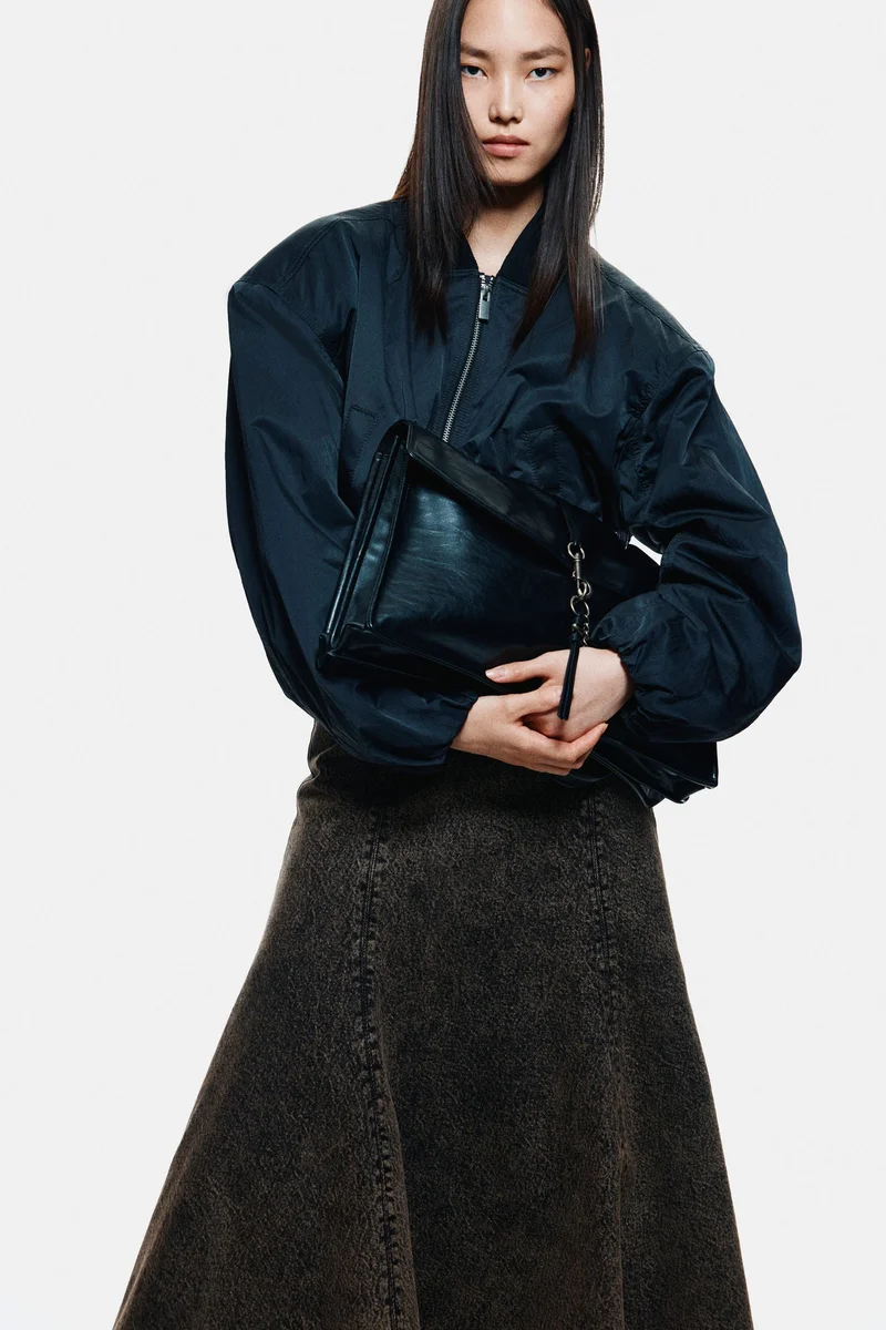 H&M  Flared denim skirt for Women | Best Price UAE