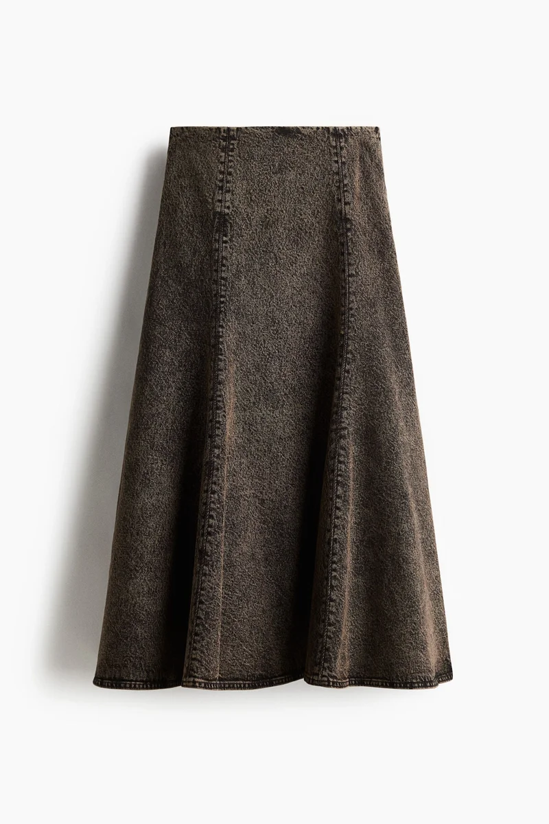 H&M Flared denim skirt