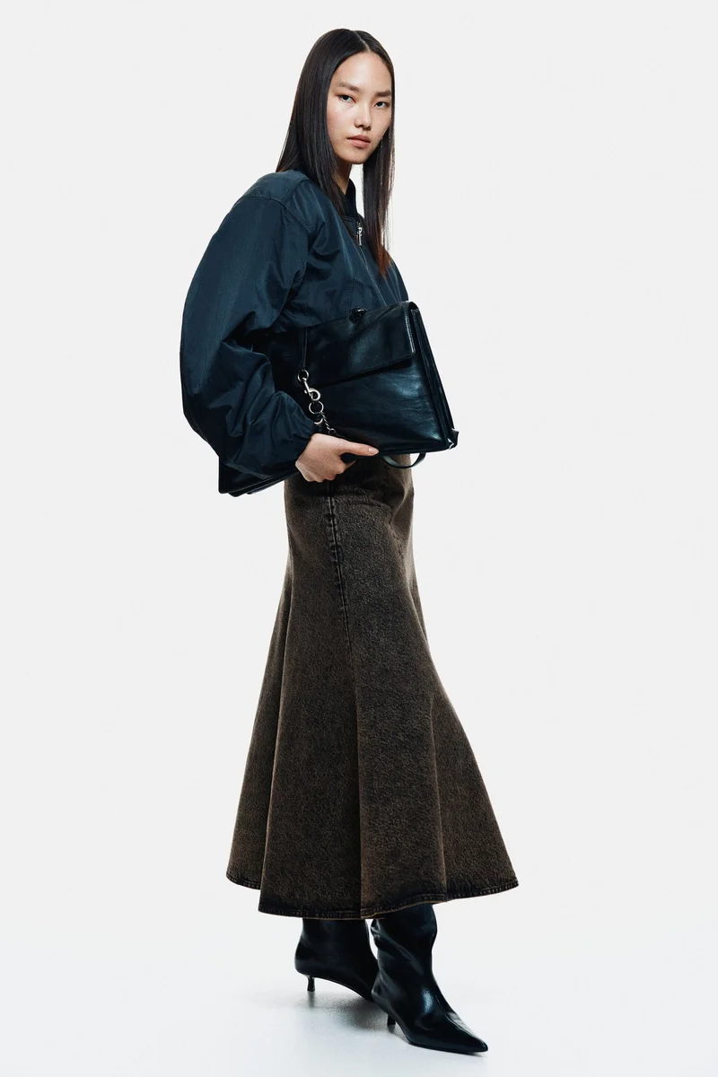 H&M  Flared denim skirt for Women | Best Price UAE