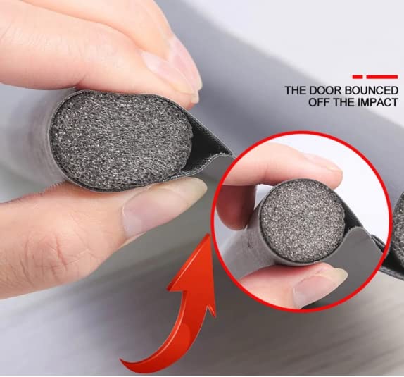 Raxon Innovation Door Bottom Sealing Strip Guard for Home (36 INCHES | Grey, 4) - Image 5