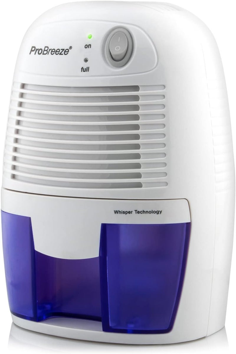 Pro Breeze 500ml Premium Dehumidifier - Ultra Quiet Peltier Technology, Energy Efficient, Auto-Off Safety, Portable Mini Electric Dehumidifier, Ideal for Home, Bedroom & Bathroom - Image 1