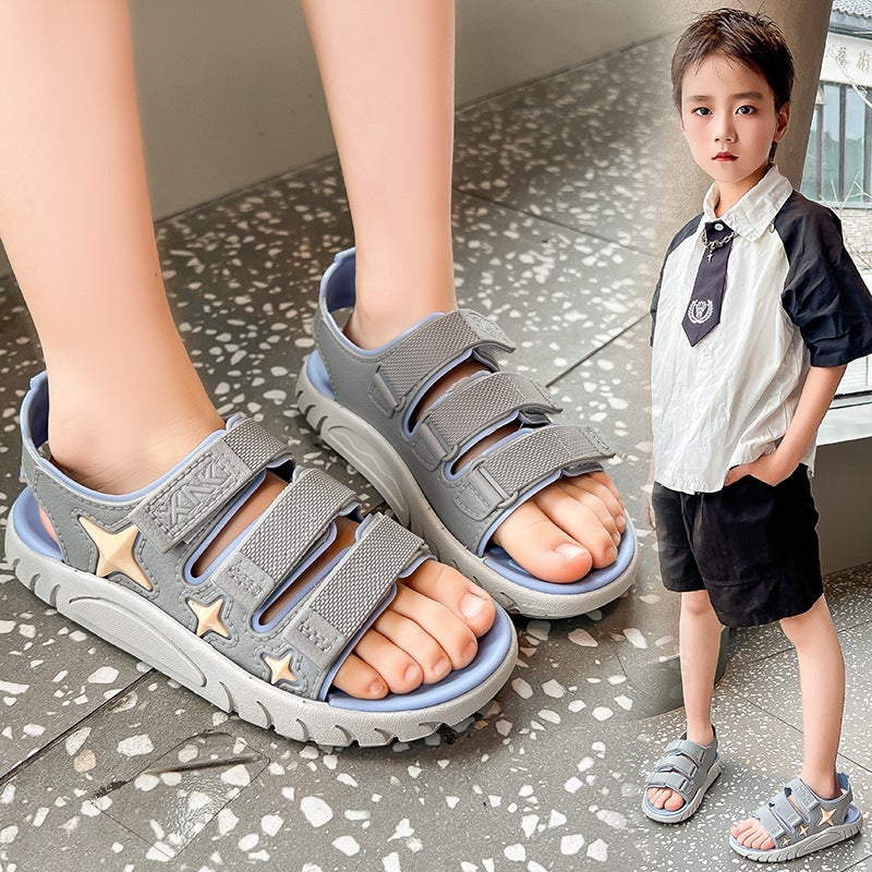 Summer Children'S Sandals For Boys, Non-Slip, Breathable, Wear-Resistant, Fashionable Beach Sandals For Kids And Toddlers - Image 3