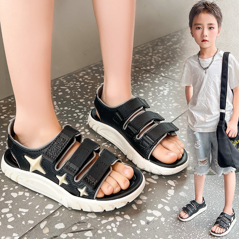 Summer Children'S Sandals For Boys, Non-Slip, Breathable, Wear-Resistant, Fashionable Beach Sandals For Kids And Toddlers - Image 2