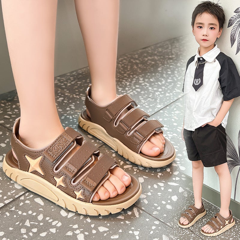 Summer Children'S Sandals For Boys, Non-Slip, Breathable, Wear-Resistant, Fashionable Beach Sandals For Kids And Toddlers - Image 4
