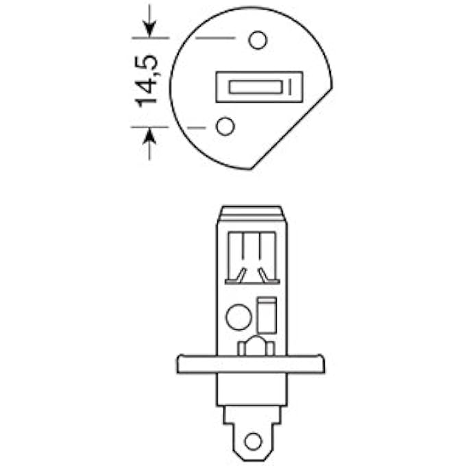 OSRAM H1 12V 55W P145S Allseason 1St - Image 4