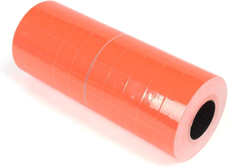 ICSTM Pricemarker Labels,10 Rolls 5000 pcs Double Line Price Label Paper for MX-6600 Price Gun Labeller,Price Gun Stickers for MX-6602/G6600/YH-689/CN-6600EOS (Red, S) - Image 1
