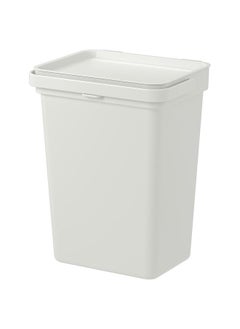 Zaboon Bin With Lid, Light Grey, 10 L  - Image 1