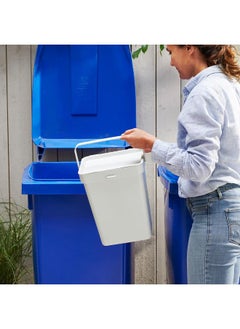 Zaboon Bin With Lid, Light Grey, 10 L  - Image 3