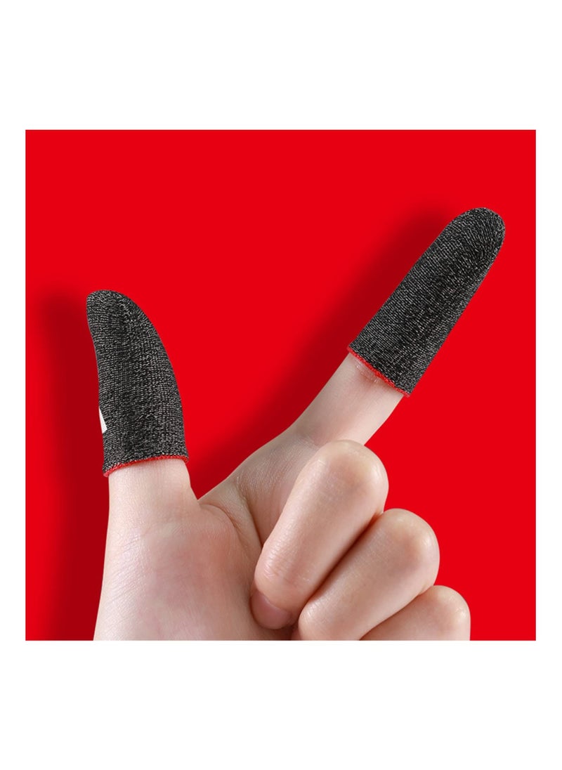 Mobile Game Controller Finger Sleeve Sets, Anti-Sweat Breathable Full Touch Screen Sensitive Shoot Aim Joysticks Set For Pubg/Knives Out/Rules Of Survival