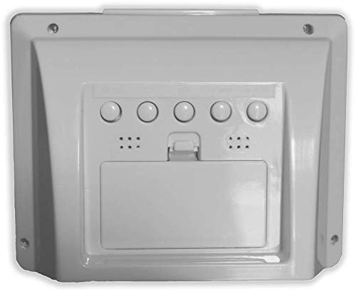 Ajanta Quartz Plastic Abstract Digital Alarm and Table clock, (8 x 7 x 3.5 cm, White, ODC 190) - Image 5