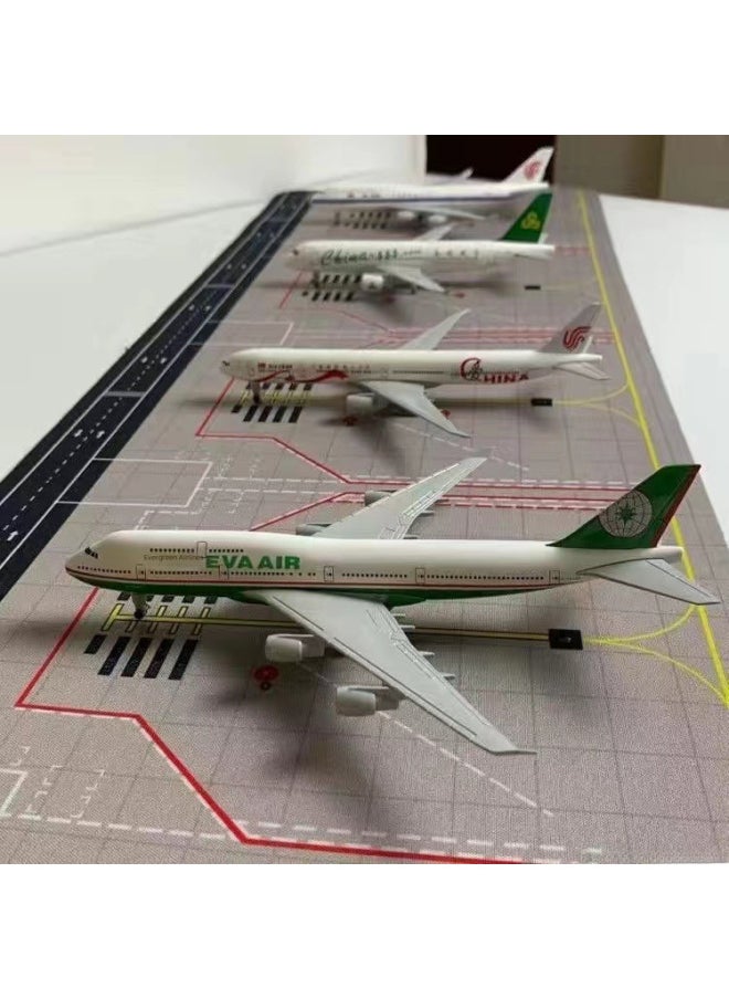 1400 Scale Realistic Airport Runway Fighter Plane Model J-20 Fighter Aircraft Assembly Line Toys-Color:Airport Runway 1 6 Stand ]  - Image 5