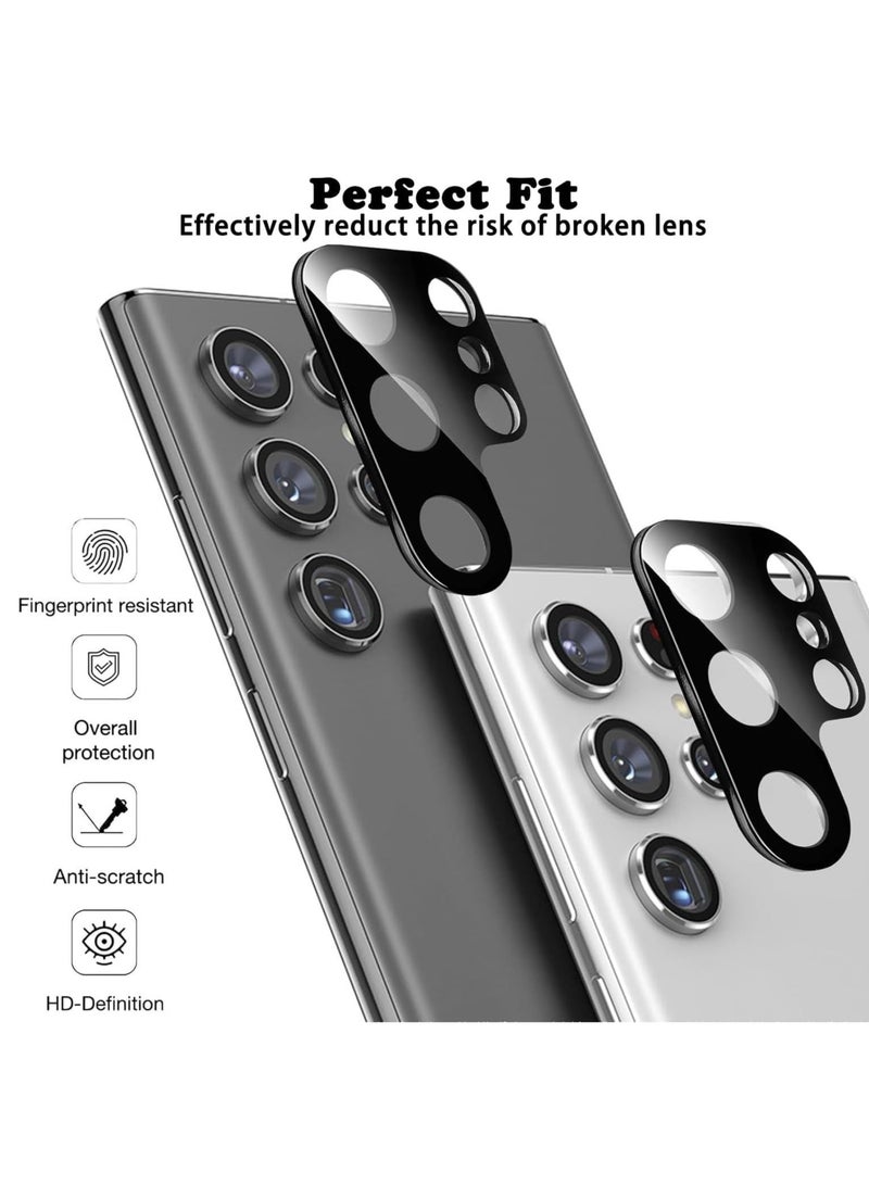 general 【2+2 Pack】 Galaxy S24 Ultra Screen Protector, 9H Tempered Glass Scratch Resistant, Ultrasonic Fingerprint Support, for Samsung Galaxy S24 Ultra 5G 6.8 Inch Glass Screen Protector - Image 3