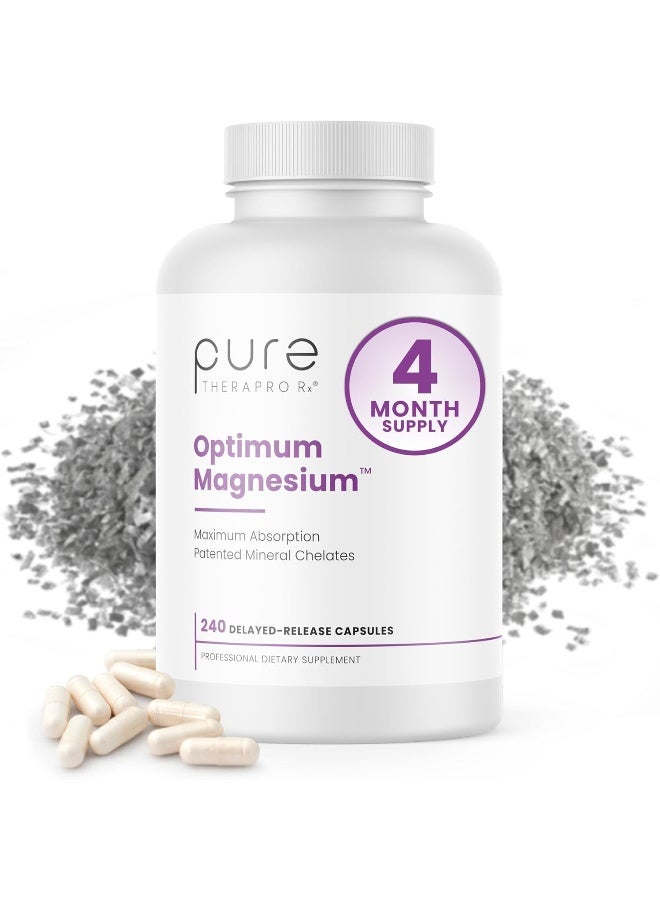 Pure Therapro Rx Optimum Magnesium - 240 Delayed Release Veg Caps - Image 1