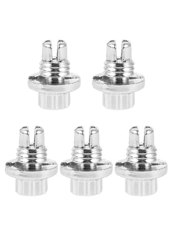 Silver Lug Nuts Set 5pcs for Car Truck Wheels Decorative Replacement Automotive Tire Accessories - Image 1